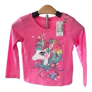 🩷The Children’s Place🩷 Pink Graphic Long sleeve infant top Size (18-24m)